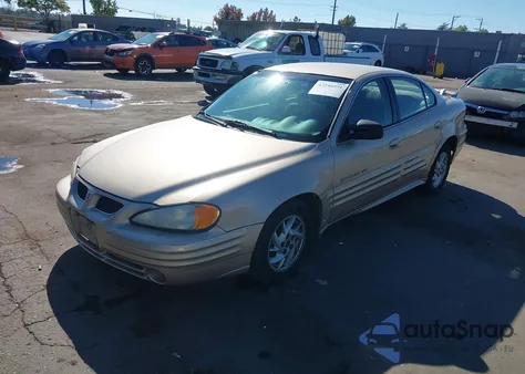 2001 Pontiac Grand Am Se1 from USA, damaged, VIN 1G2NF52E71M646211